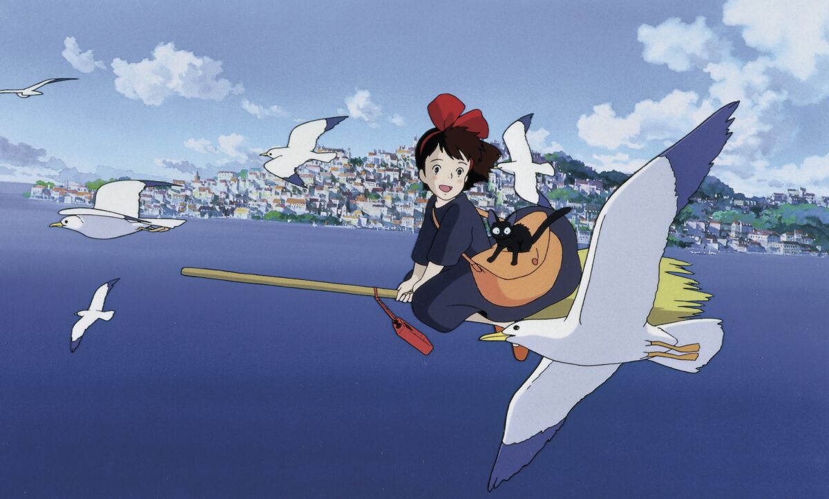"Kiki's Delivery Service" is among the most kid-friendly Ghibli titles.