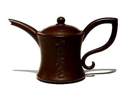 A striking Yixing teapot