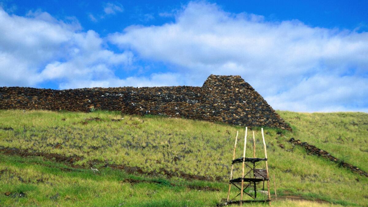 Puukohola heiau was built for King Kamehameha's war god in 1790.