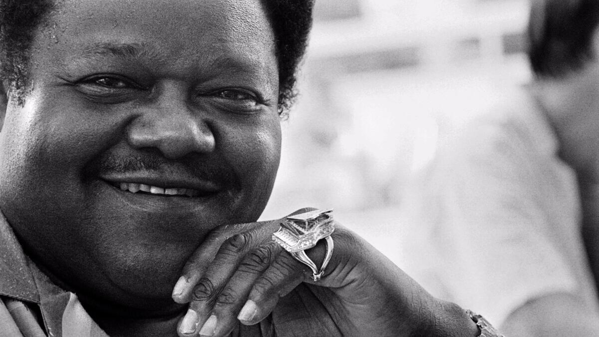 Fats Domino is Nice, France in 1985.