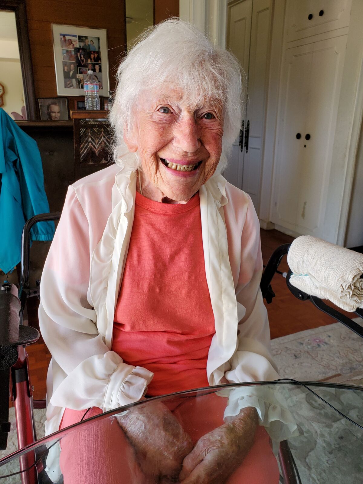 Patricia Weber, 104, has written three novels, an autobiography and a booklet of short stories since moving to La Jolla.