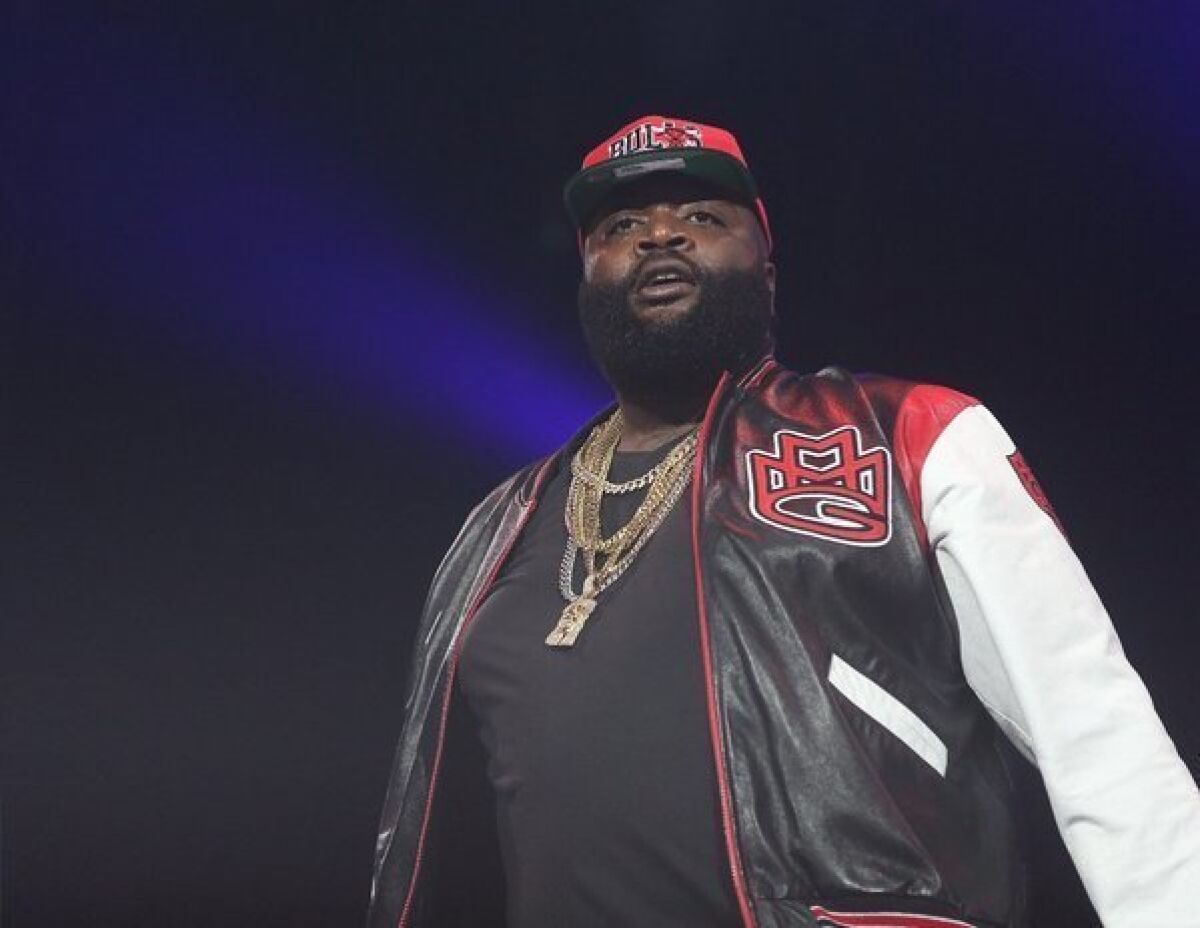 Rick Ross performs in Indianapolis on Nov. 20, 2012.