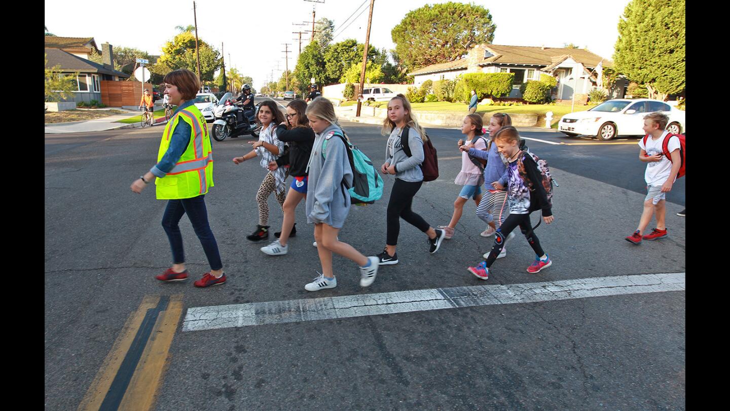 Photo Gallery: Kaiser Elementary students participate in Walk to School Day