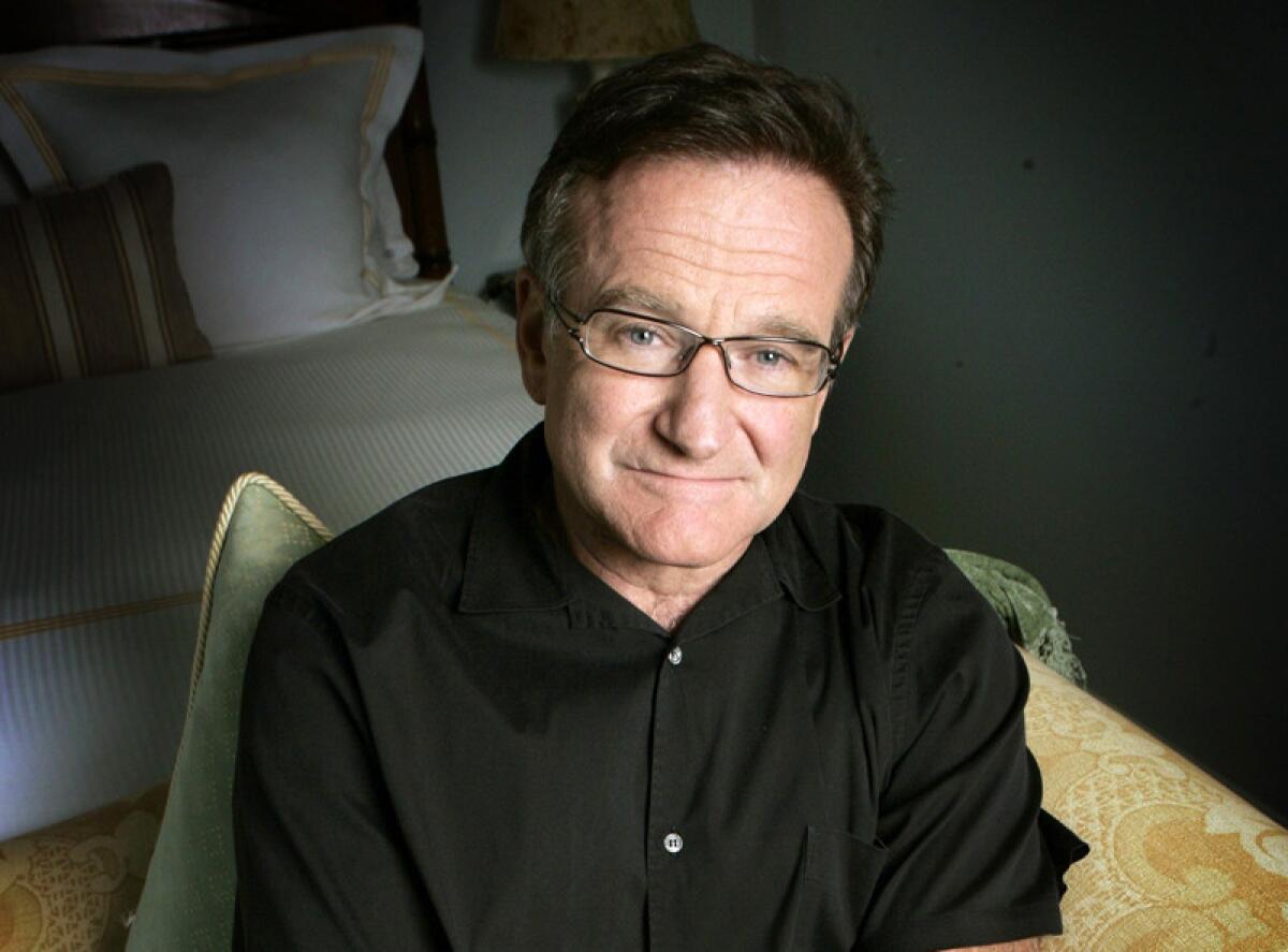 This June 15, 2007 file photo shows actor and comedian Robin Williams posing for a photo in Santa Monica. Williams, whose free-form comedy and adept impressions dazzled audiences for decades, died Monday in an apparent suicide. Williams was 63.