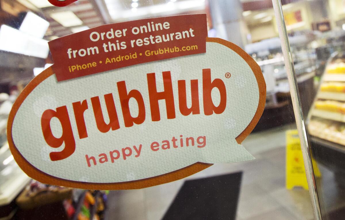 If Grubhub were purchased by Uber, the combined company could control 55% of the food delivery market, Wedbush Securities said.