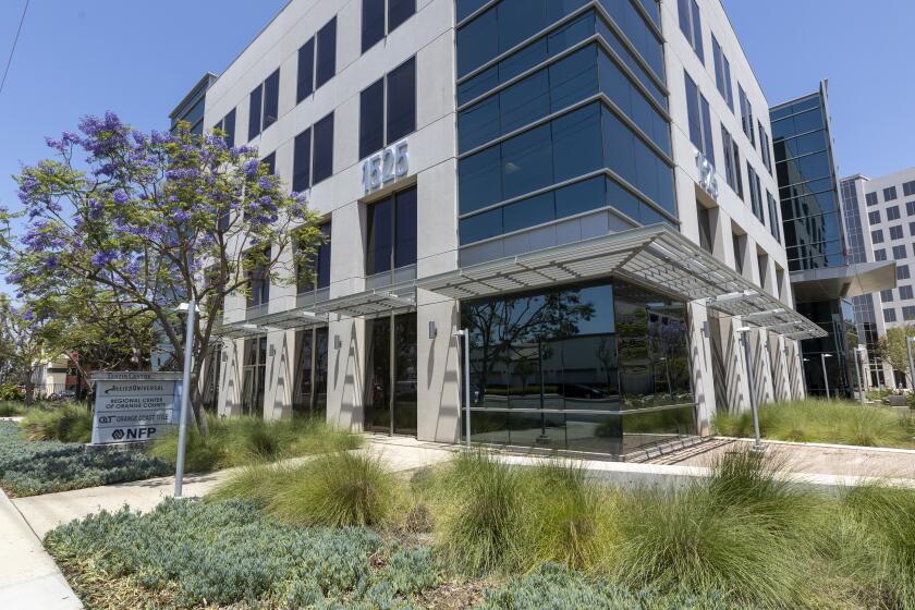 Santa Ana, CA - May 24: Exterior view of the Regional Center of Orange County, Santa Ana, CA on Tuesday, May 24, 2022. A new report finds that a growing number of California children with disabilities were left unserved at regional centers meant to assist them and their families as the COVID-19 pandemic dragged on. The report also found that racial and ethnic gaps in spending on services have persisted. Regional Center of Orange County was among the centers mentioned in the report. (Allen J. Schaben / Los Angeles Times)