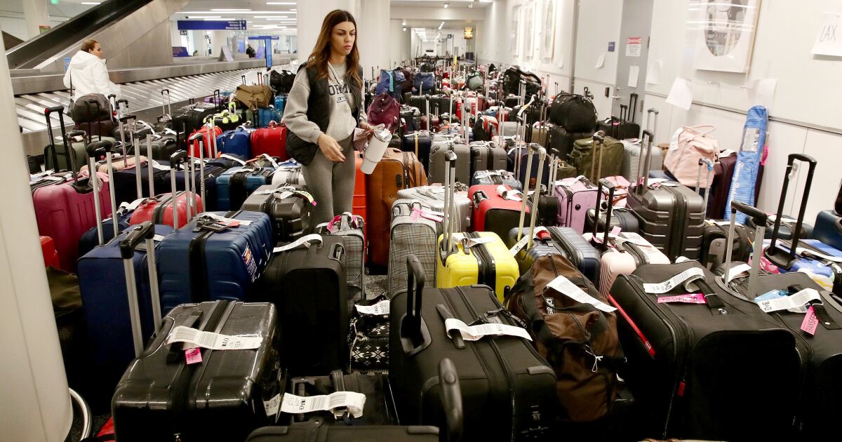 Horror stories, misery at LAX and Burbank airport as Southwest meltdown strands thousands