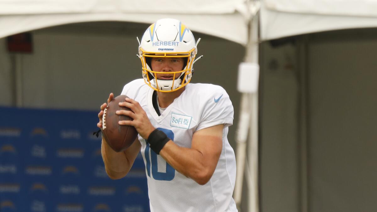 Will QB Justin Herbert be the Chargers' next Philip Rivers? - Los Angeles Times