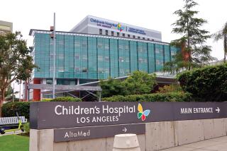 Exterior of Children's Hospital Los Angeles