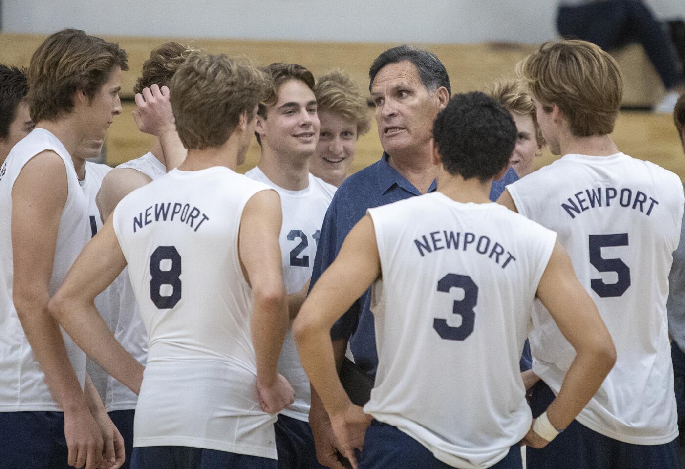 Photo Gallery: Newport Harbor vs. La Jolla in boys’ volleyball