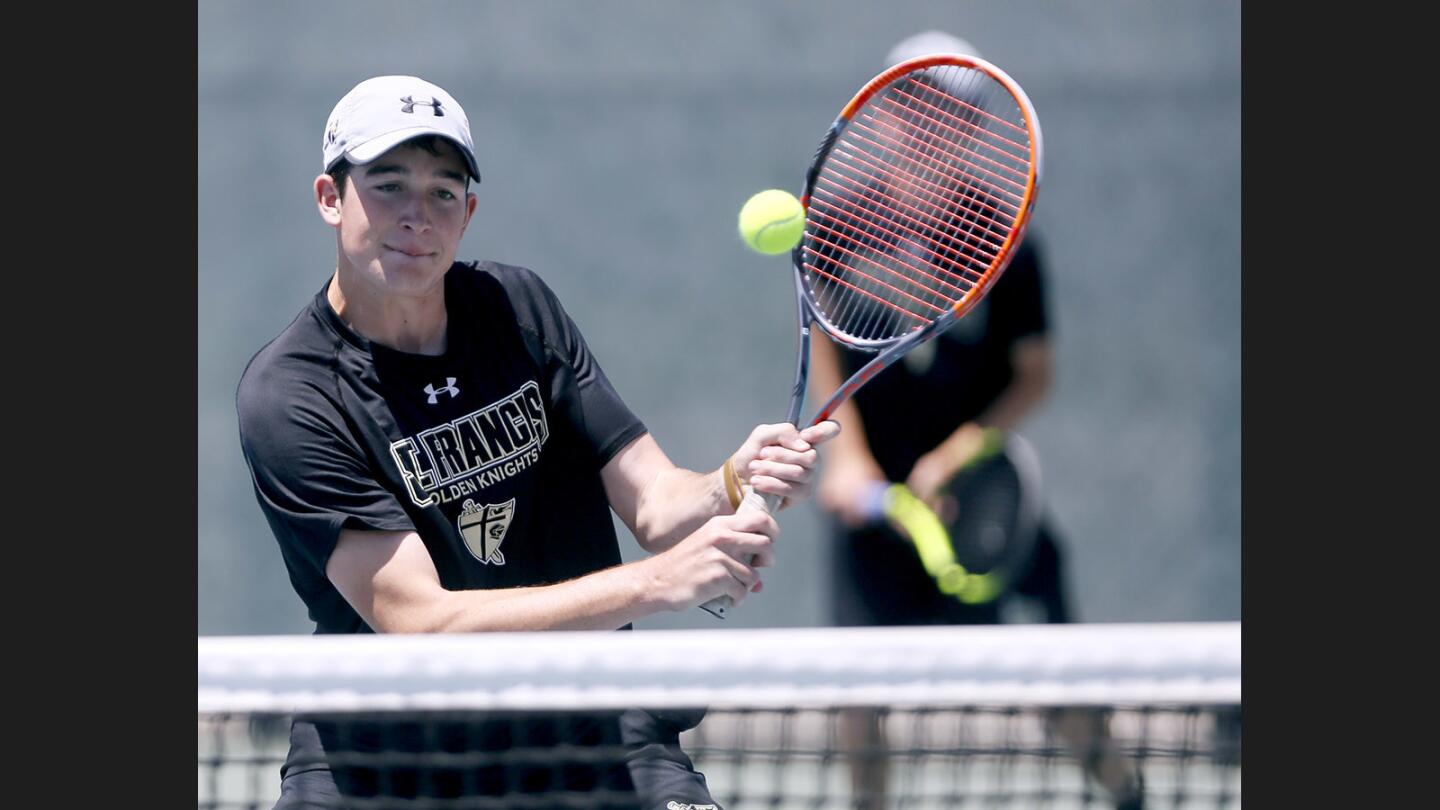 Photo Gallery: St. Francis High School tennis doubles play in league individual tournament