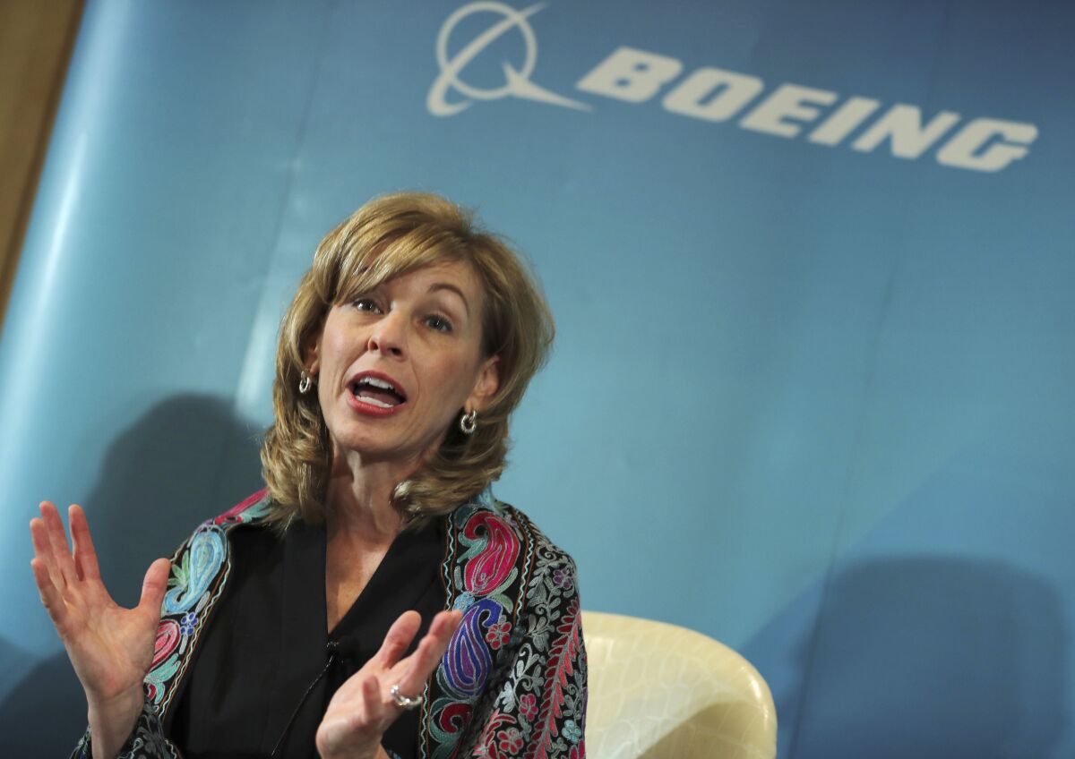 Leanne Caret, shown in November, is chief executive of Boeing’s defense unit.