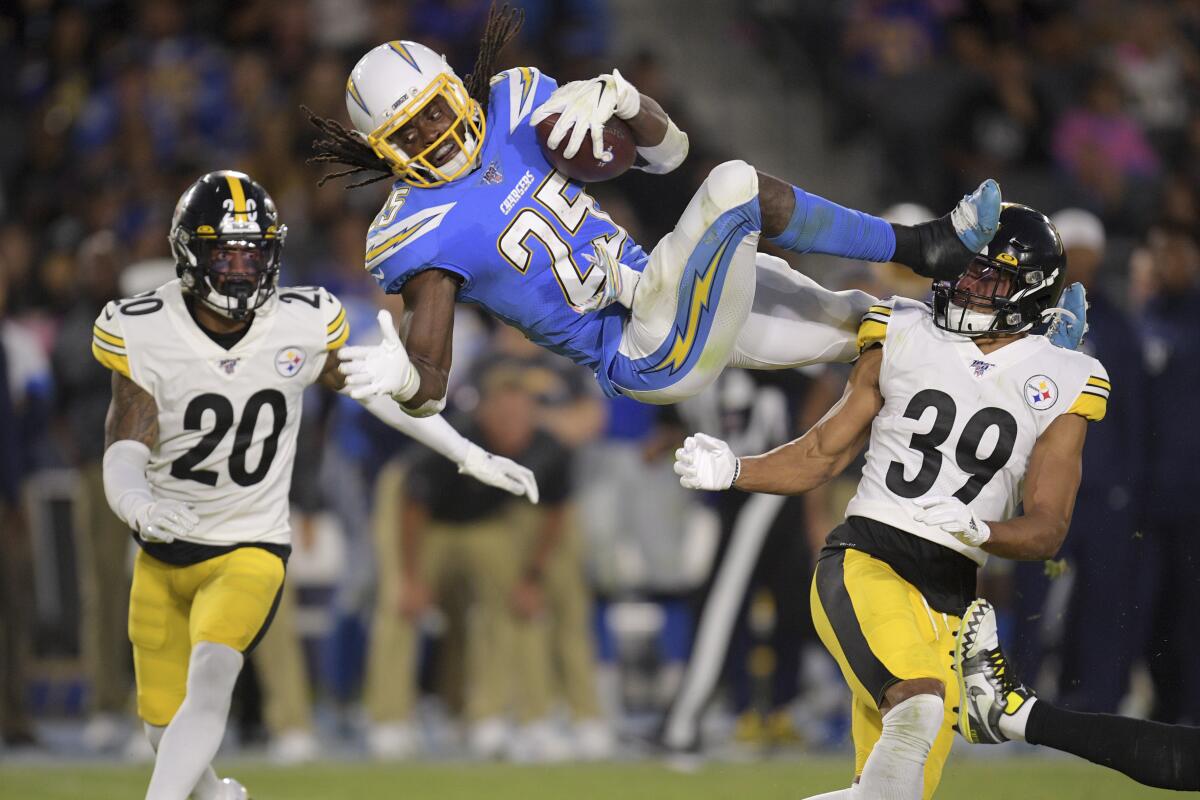 Chargers ineffective run game a problem in loss to Steelers - The