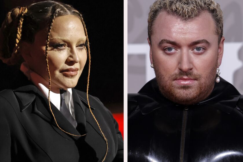 Madonna and Sam Smith recorded their song "Vulgar" the day after the 2023 Grammys.