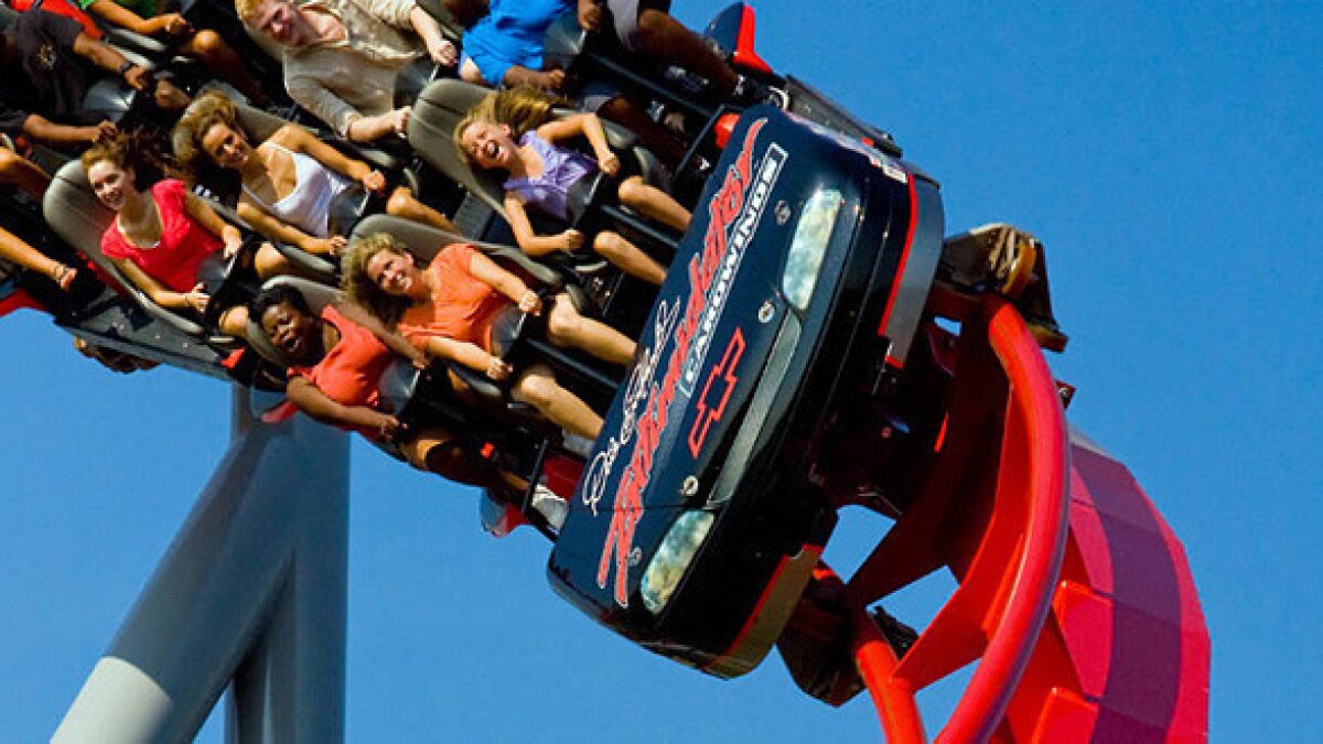 Top Thrill Rides Compete In Travel Channel S Insane Coaster Wars Los Angeles Times - insane cheap blue top hat tie roblox