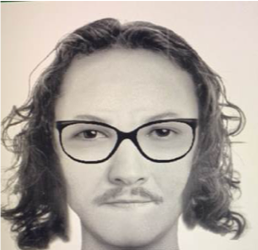 In May, the Corona Police Department released this image of a suspected child predator in an effort to identify him. Months later, a man resembling the suspect was attacked.