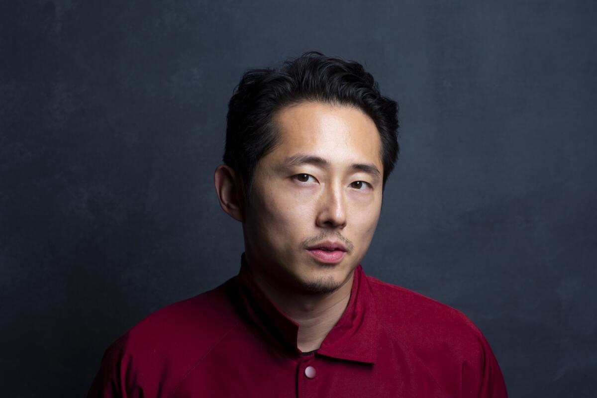 Actor Steven Yeun from the film "Burning."