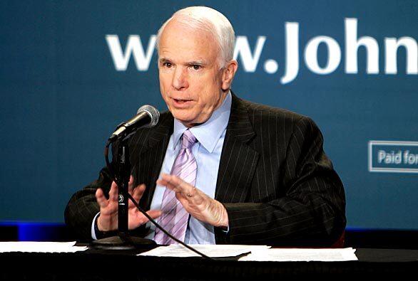 John McCain in Santa Barbara
