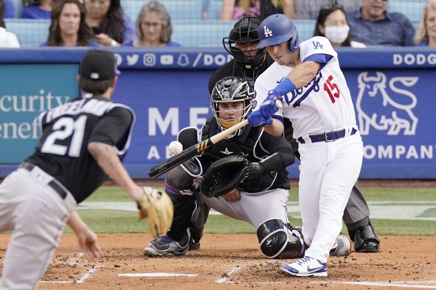 Barnes HR, Jansen bounces back as Dodgers edge Rockies 1-0 - The San Diego  Union-Tribune