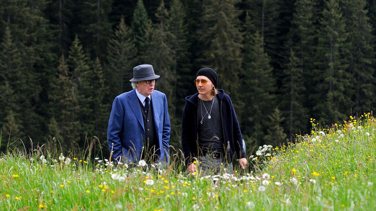 Michael Caine, left, as Fred Ballinger, and Harvey Keitel as Mick Boyle, in "Youth."