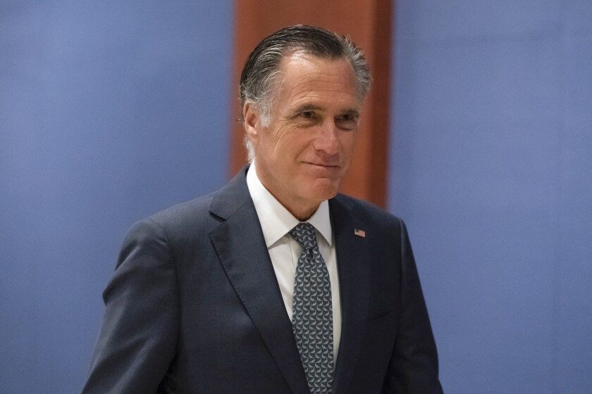 Sen. Mitt Romney, R-Utah