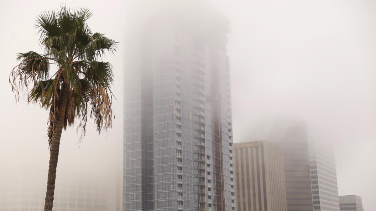 Cities across the Southland saw fog set in on Saturday morning, which is expected to continue through the weekend.