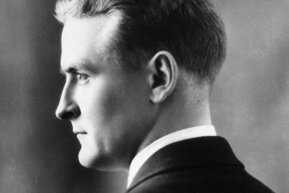 American writer F. Scott Fitzgerald in 1925.