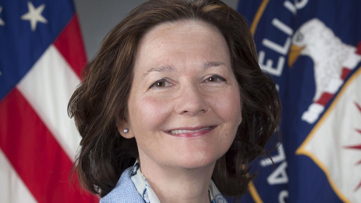 Gina Haspel is President Trump's pick to head the Central Intelligence Agency.