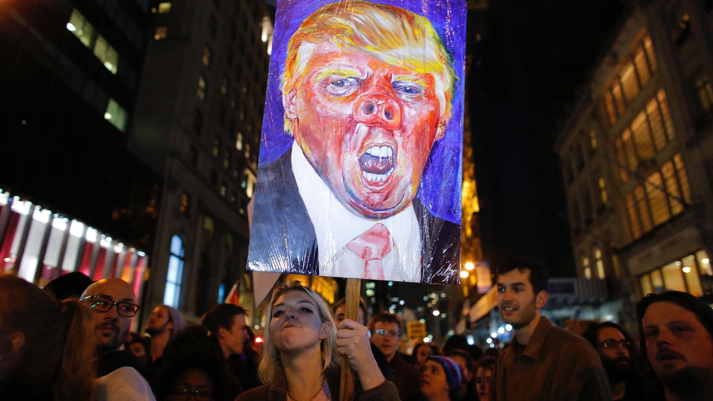 Donald Trump protest