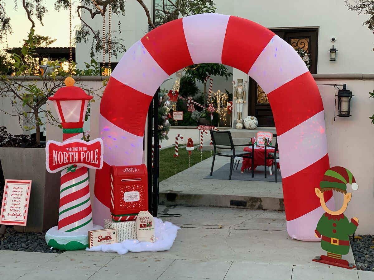 This house in Mission Hills delivers letters to Santa.