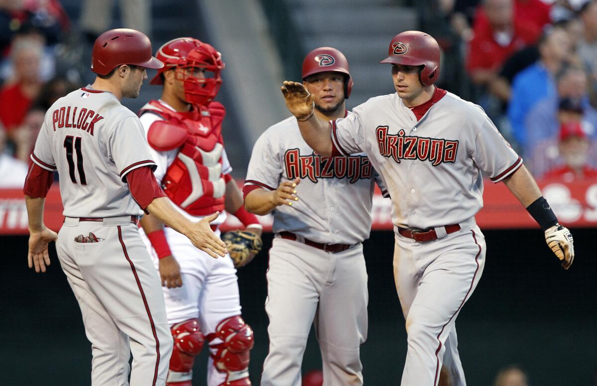 Arizona venció a Angels en el primer partido de la serie.