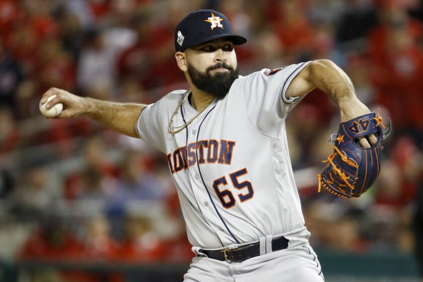 Astros: Jose Urquidy placed on IL, Enoli Paredes activated