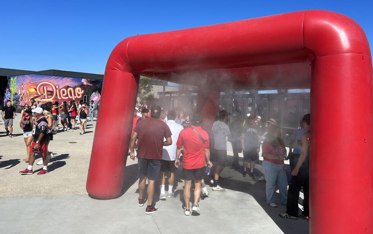 Can be in the shade during a day game at Lincoln Financial Field. page1