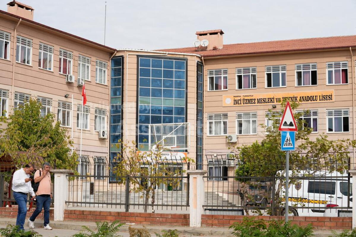 A vocational high school in the Turgutlu district of Manisa province in western Turkey
