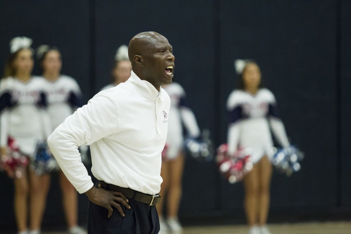 Scripps Ranch girls basketball coach James Stewart, who grew up in Baltimore, spent 30 years in the Marines before retiring as a master gunnery sergeant.