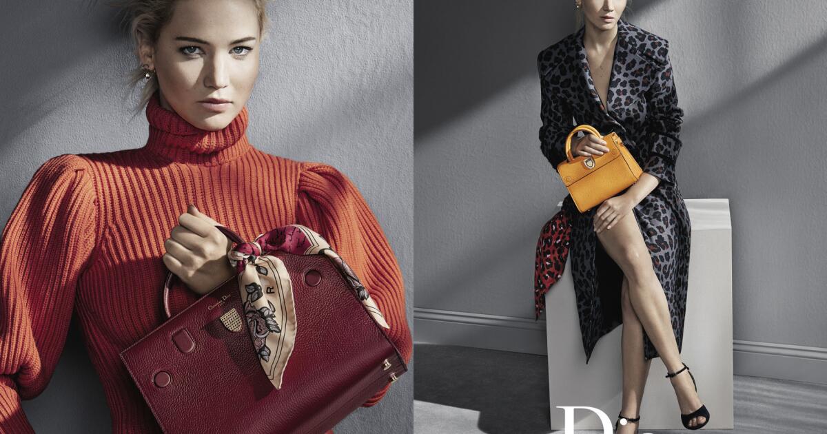 Jennifer Lawrence smolders in latest Dior spots - Los Angeles Times