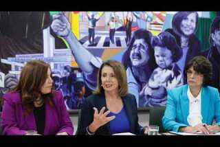 House Minority Leader Nancy Pelosi holds roundtable at CHIRLA