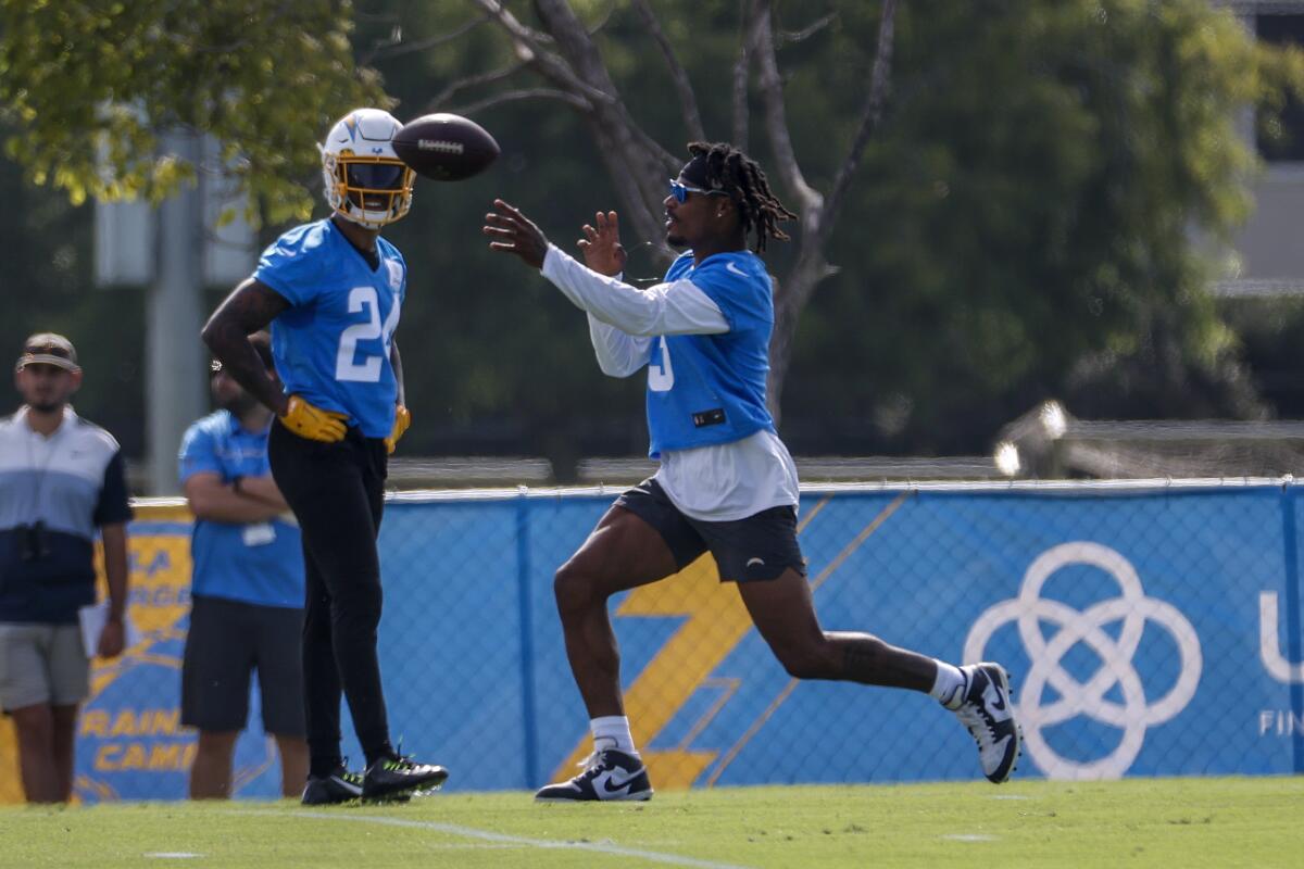 Chargers safety James not practicing due to contract talks - The San Diego  Union-Tribune