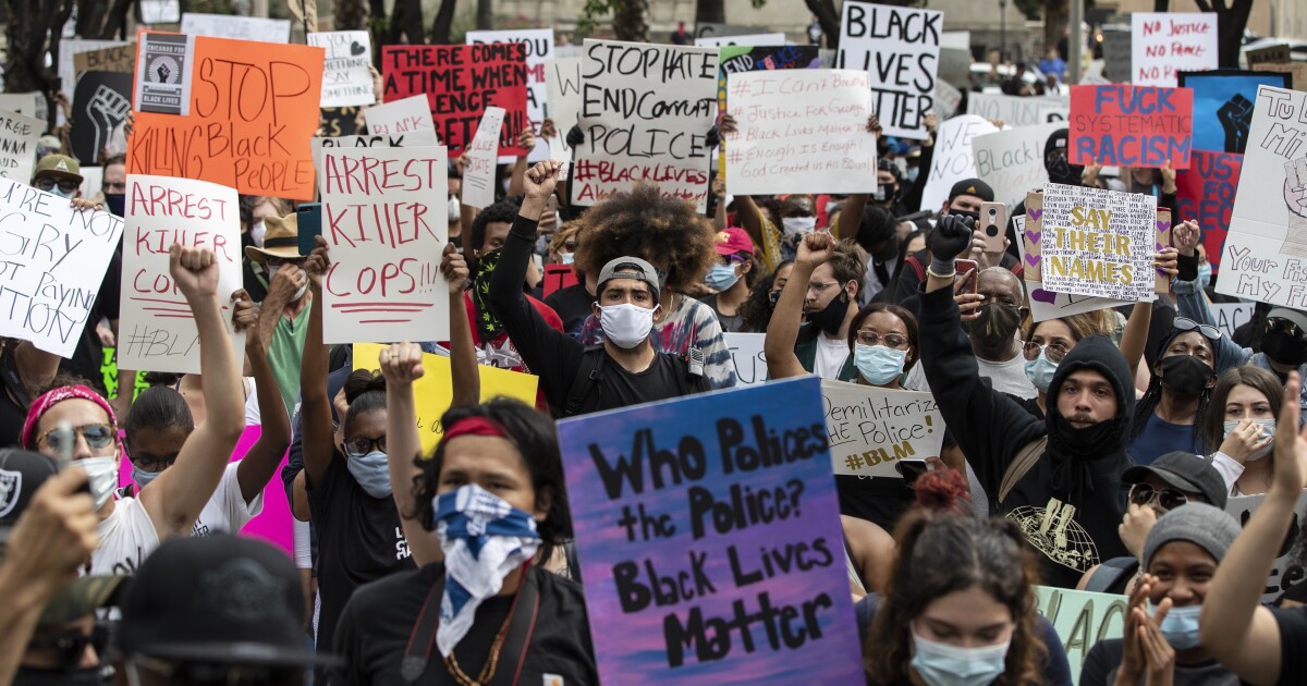 La Pride Under Fire For Handling Of Solidarity Protest Los Angeles Times
