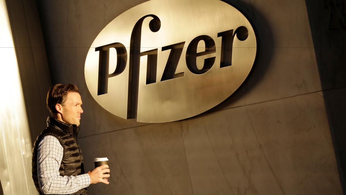 Through the deal, Pfizer gains a drug that has generated about $2.2 billion in net sales worldwide over the last year.