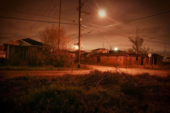 Kirsten Brydum had traveled to New Orleans on her two-month road trip. Her journey ended on this forlorn block in the 9th Ward, its homes damaged and abadoned after Hurricane Katrina struck years ago.