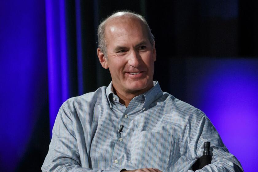 BURBANK, CALIF. -- SATURDAY, JULY 15, 2017: John Stankey, CEO of AT&T Entertainment Group, host a panel discussion at the AT&T Shape conference, held at the Warner Bros. studios in Burbank, Calif., on July 15, 2017. (Marcus Yam / Los Angeles Times)