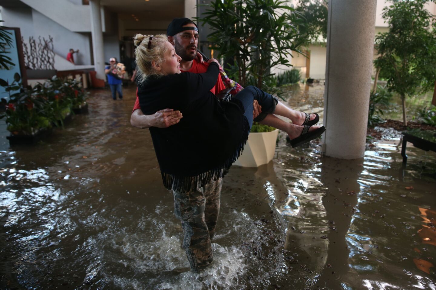 Severe flooding in Houston