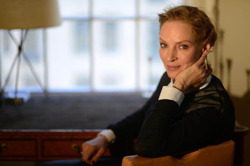 Uma Thurman was thrown off a horse and is suffering from multiple broken bones.