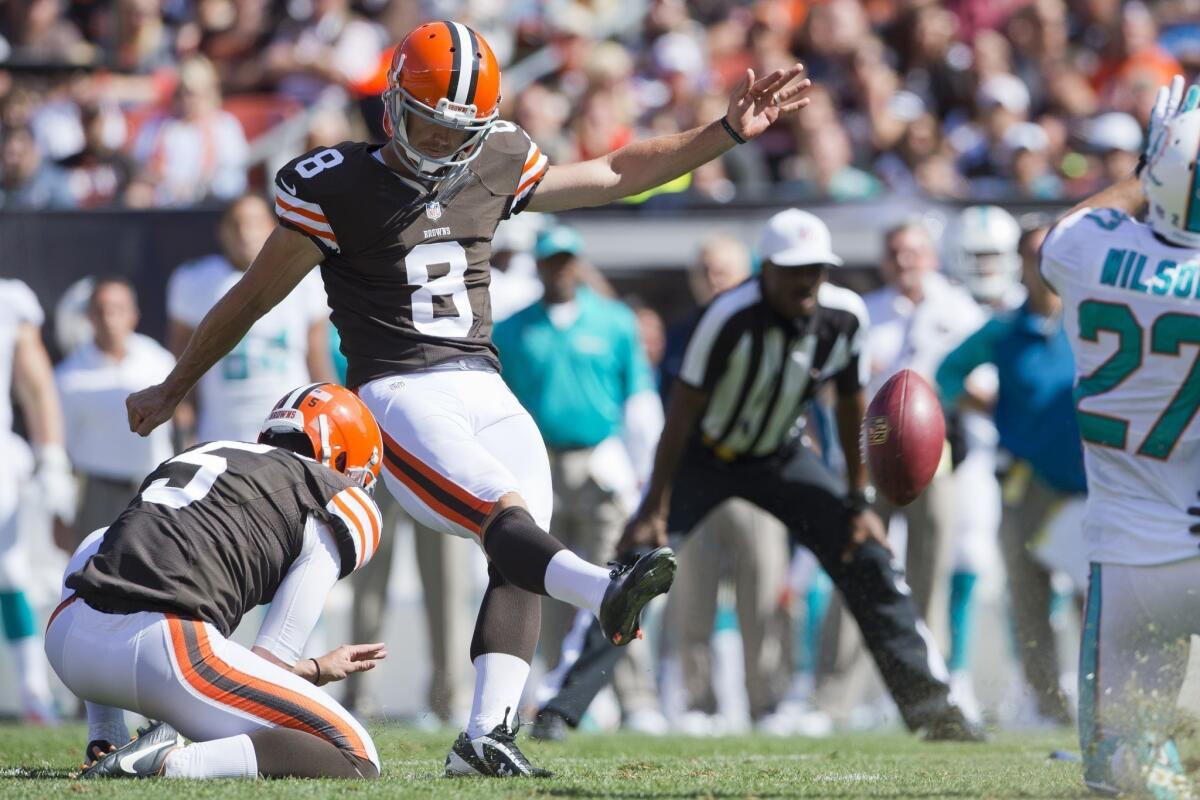 Cleveland Browns punter Spencer Lanning played an important role in the team's 31-27 win over the Minnesota Vikings on Sunday.