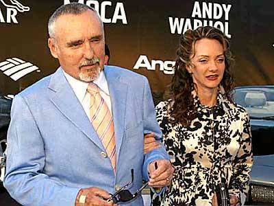 Dennis Hopper and wife Victoria Duffy