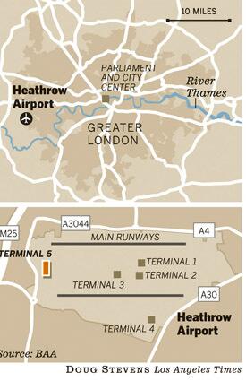 What will happen to the rest of Heathrow once Terminal 5 comes on line? Over the next 18 months or so, we plan to knock down Terminal 2 [the crowded hub of European flights], which no one will miss, said Ben Morton, spokesman for BAA, which runs the airport. Eventually we envision a new terminal, Heathrow East, mainly for European airlines. Terminals 1, 3 and 4 will remain. For now, European airlines are concentrating on negotiations with BAA to move out of Terminal 2.