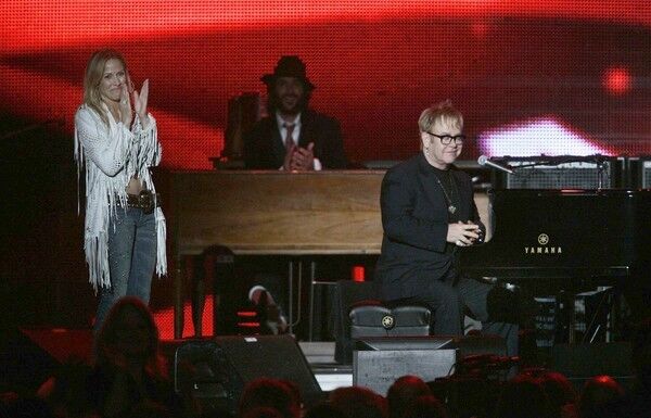 Sheryl Crow and Elton John