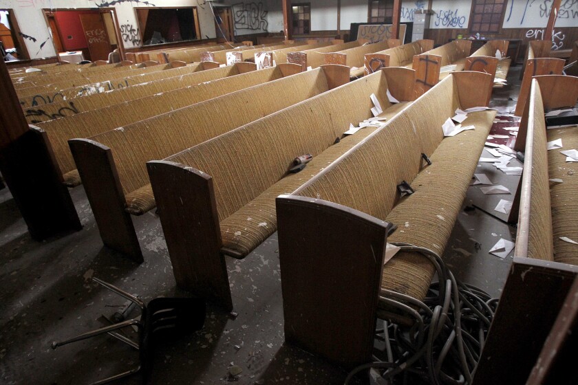 Taking A Pew To Help Preserve Past Los Angeles Times