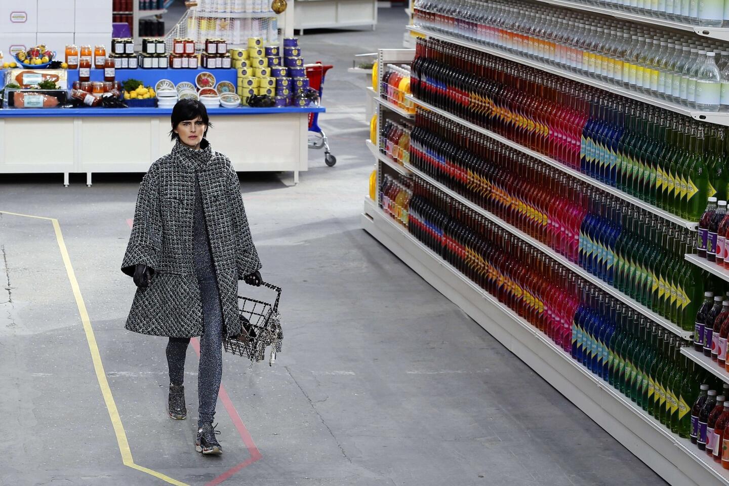 Chanel's Fashion Show Took Place in a Supermarket